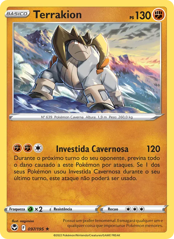 Terrakion — Tempestade Prateada 097