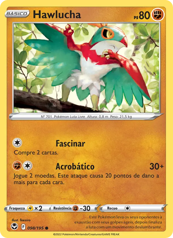 Hawlucha — Tempestade Prateada 098