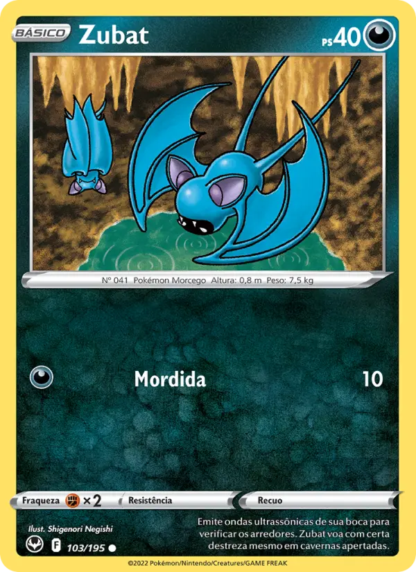 Zubat — Tempestade Prateada 103
