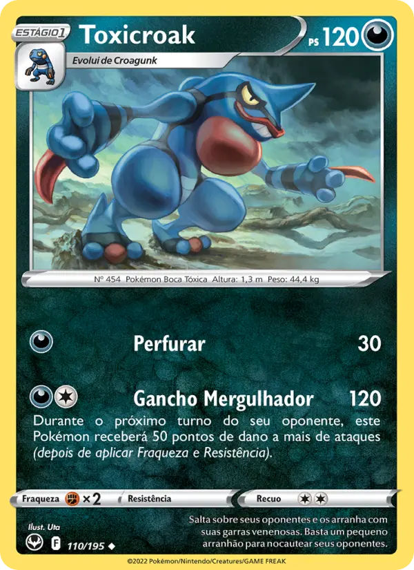 Toxicroak — Tempestade Prateada 110