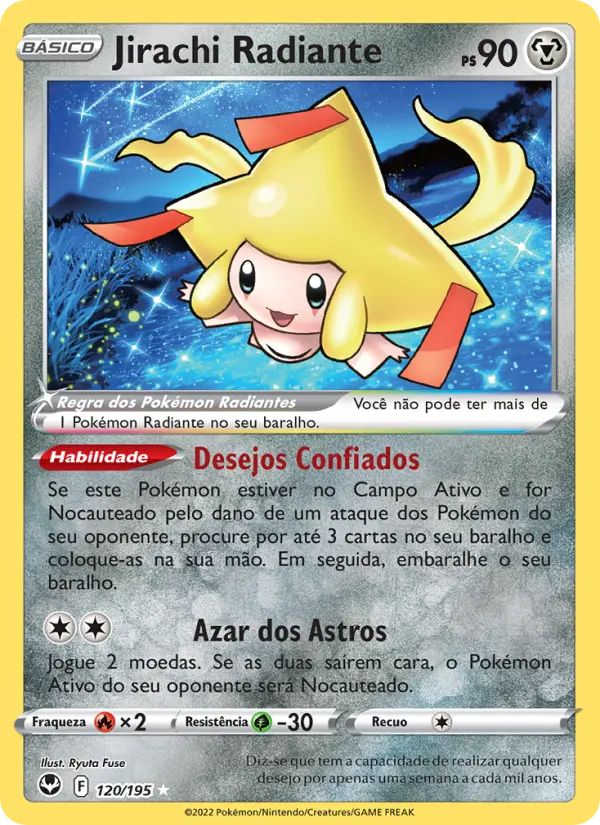 Jirachi Radiante - Tempestade Prateada