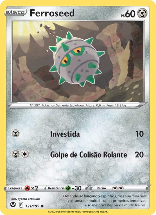 Ferroseed — Tempestade Prateada 121