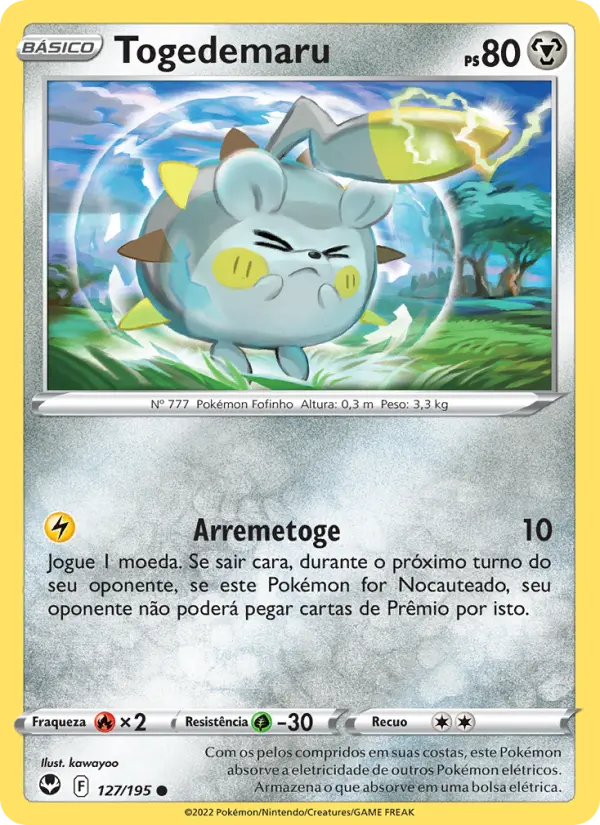 Togedemaru — Tempestade Prateada 127
