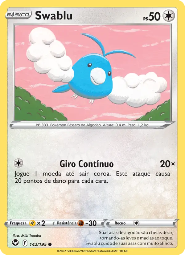Swablu — Tempestade Prateada 142