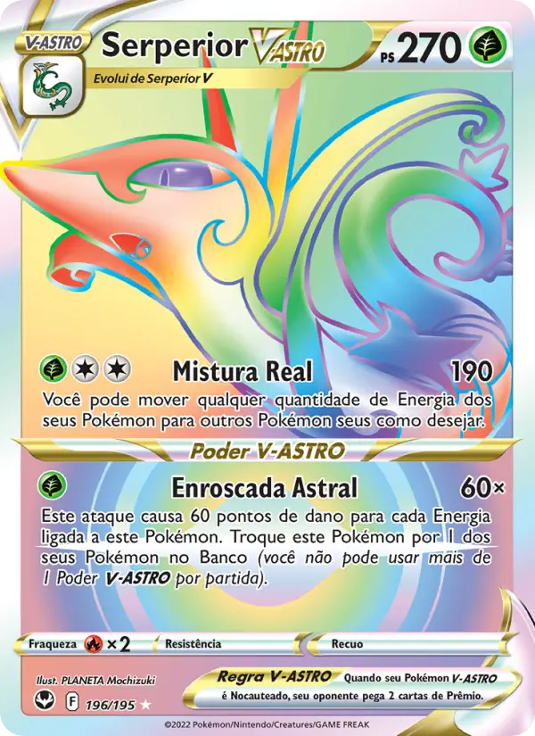 Serperior V-ASTRO — Tempestade Prateada 196