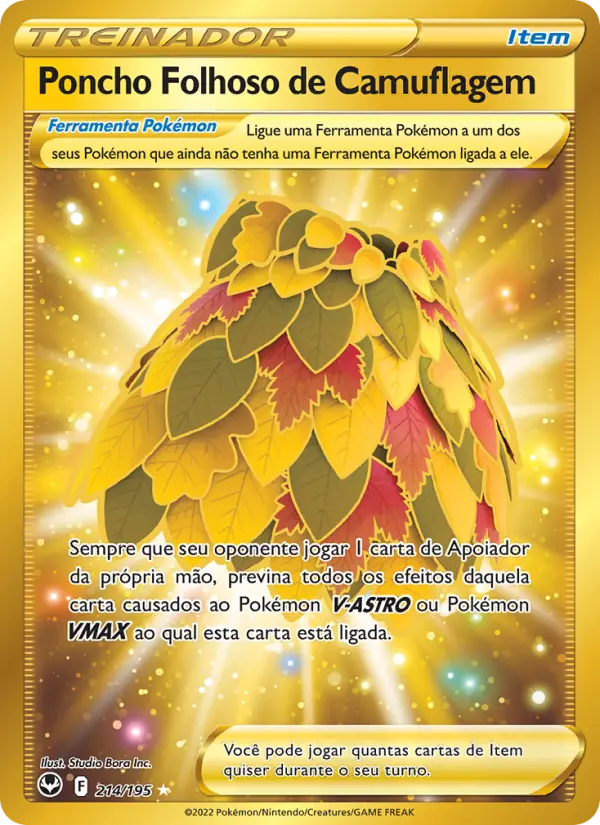 Poncho Folhoso de Camuflagem — Tempestade Prateada 214