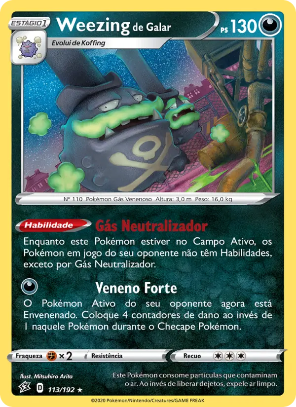 Weezing de Galar — Rixa Rebelde 113