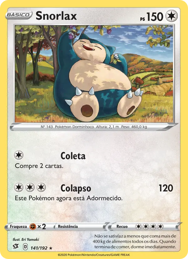 Snorlax — Rixa Rebelde 141