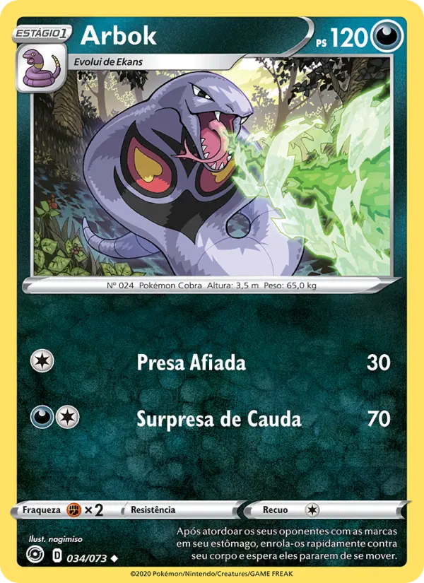Arbok — Caminho do Campeão 34