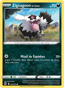 Zigzagoon de Galar — Caminho do Campeão 35