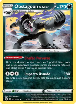Obstagoon de Galar — Caminho do Campeão 37