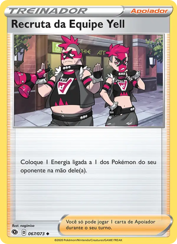 Recruta da Equipe Yell — Caminho do Campeão 67