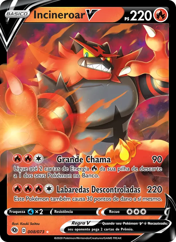 Incineroar V — Caminho do Campeão 8