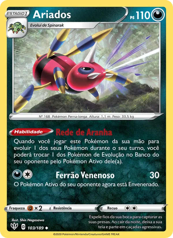 Ariados — Escuridão Incandescente 103