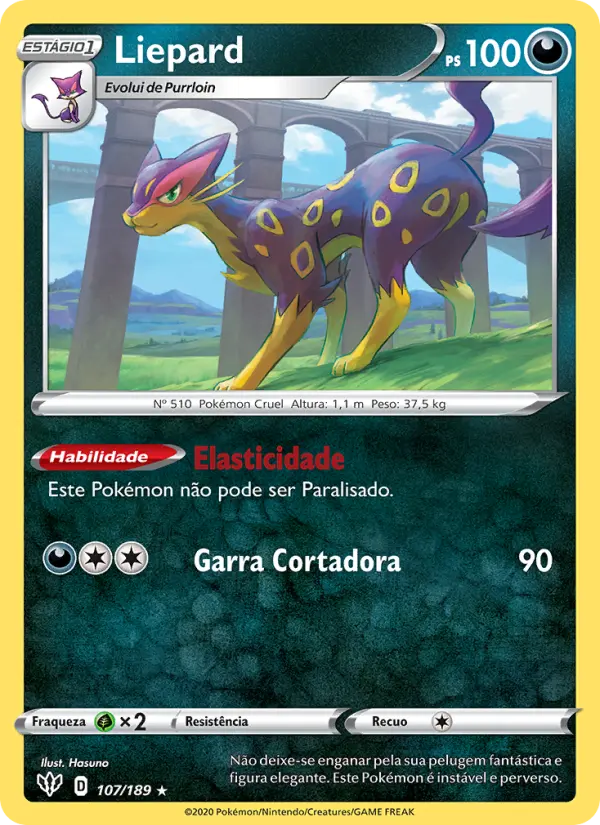 Liepard — Escuridão Incandescente 107