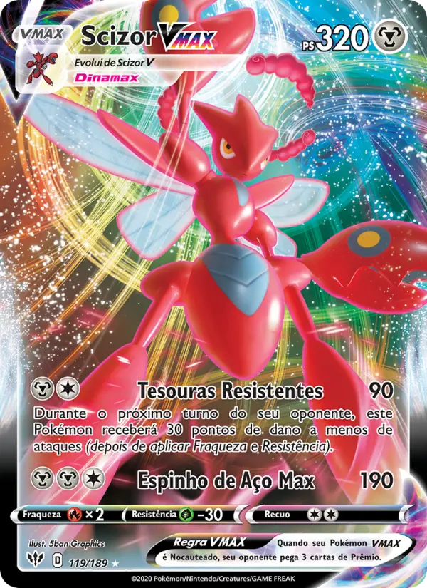 Scizor VMAX — Escuridão Incandescente 119