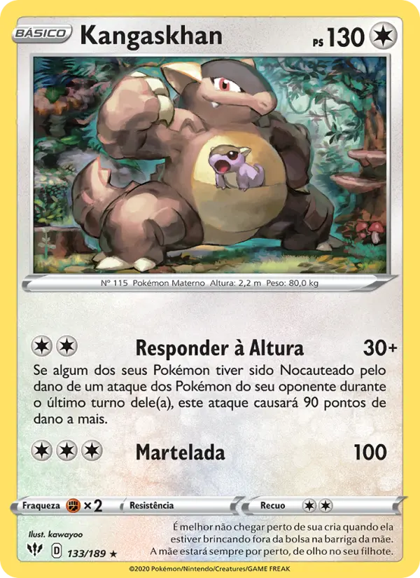 Kangaskhan — Escuridão Incandescente 133