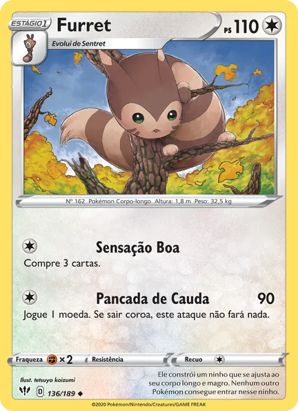 Furret — Escuridão Incandescente 136