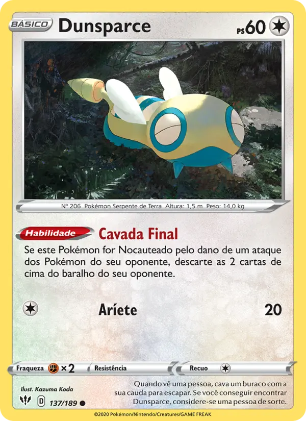 Dunsparce — Escuridão Incandescente 137
