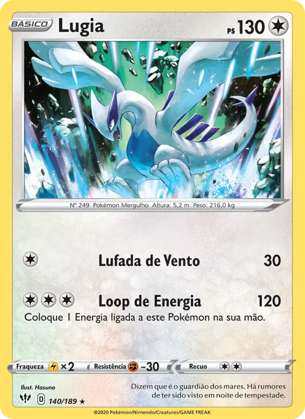Lugia — Escuridão Incandescente 140