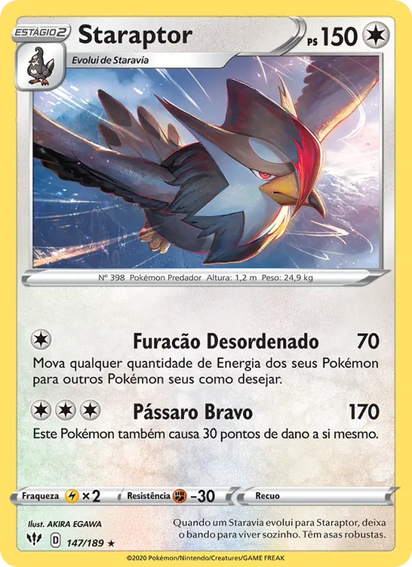 Staraptor — Escuridão Incandescente 147