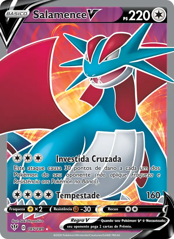 Salamence V — Escuridão Incandescente 185