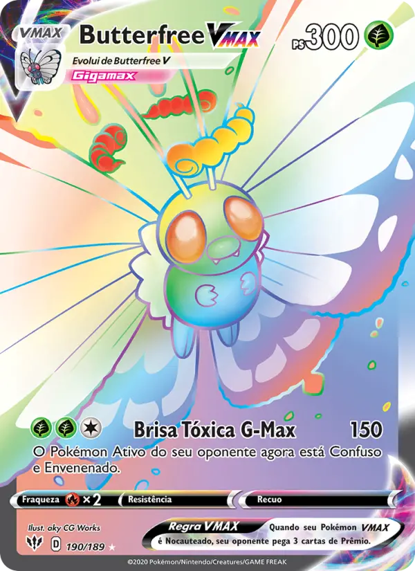 Butterfree VMAX — Escuridão Incandescente 190