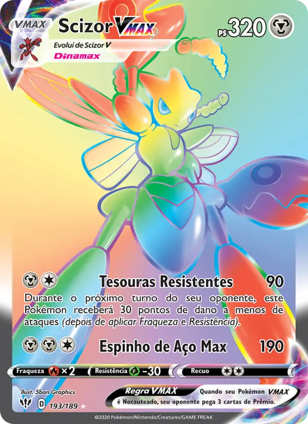 Scizor VMAX — Escuridão Incandescente 193