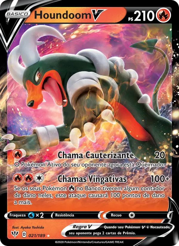 Houndoom V — Escuridão Incandescente 21
