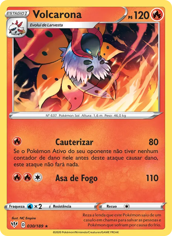 Volcarona — Escuridão Incandescente 30