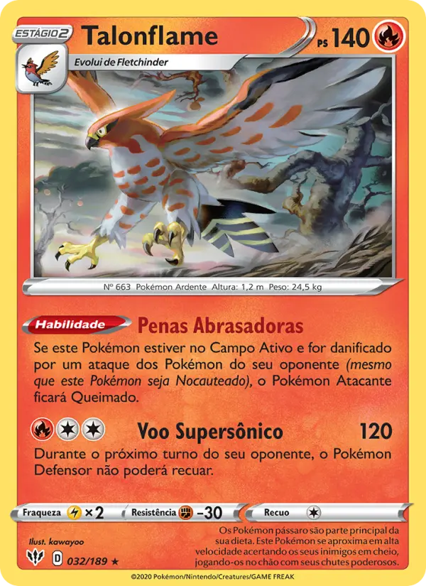 Talonflame — Escuridão Incandescente 32