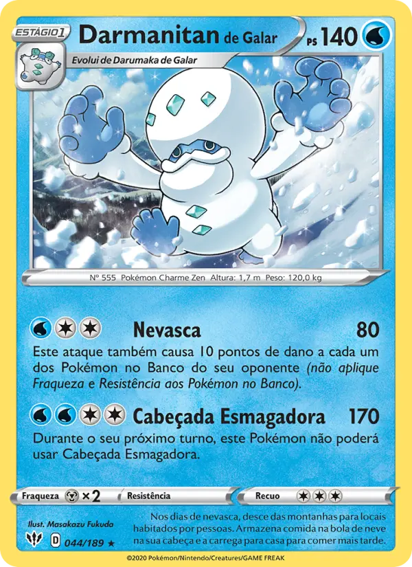Darmanitan de Galar — Escuridão Incandescente 44