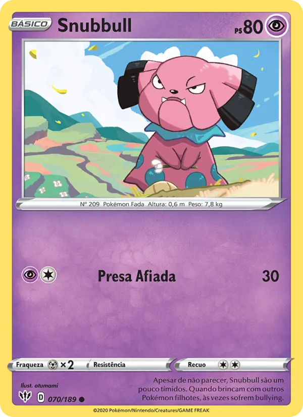 Snubbull — Escuridão Incandescente 70