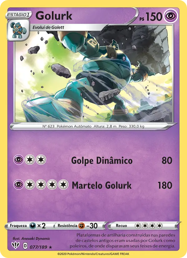 Golurk — Escuridão Incandescente 77