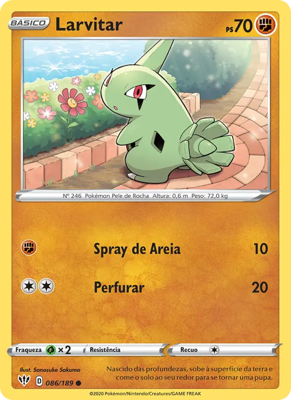 Larvitar — Escuridão Incandescente 86