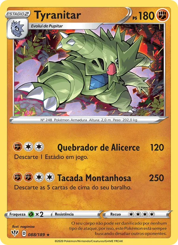 Tyranitar — Escuridão Incandescente 88