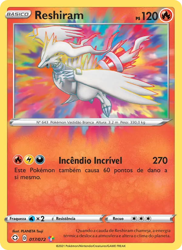 Reshiram — Destinos Brilhantes  17