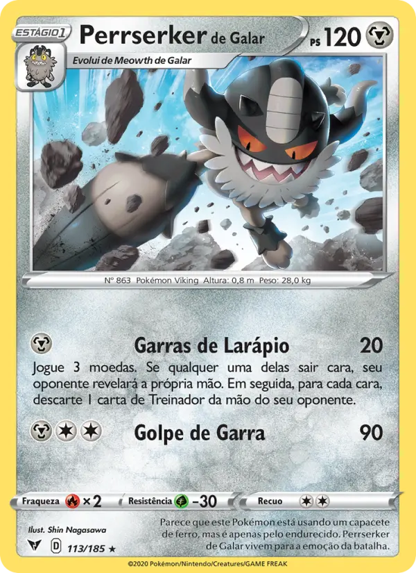 Perrserker de Galar — Voltagem Vívida 113