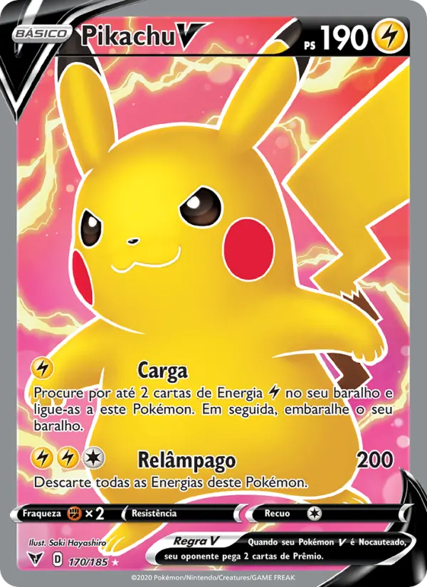 Pikachu V — Voltagem Vívida 170