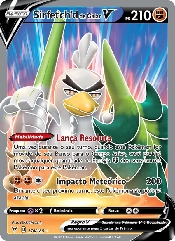 Sirfetch'd de Galar V — Voltagem Vívida 174
