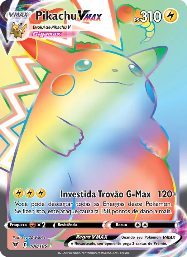 Pikachu VMAX — Voltagem Vívida 188
