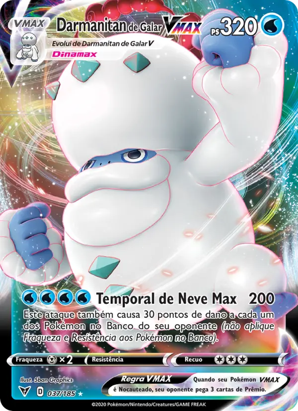 Darmanitan de Galar VMAX — Voltagem Vívida 37