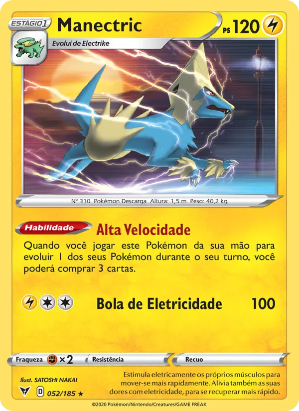 Manectric — Voltagem Vívida 52