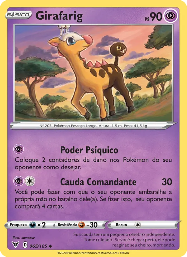 Girafarig — Voltagem Vívida 65