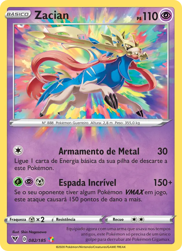 Zacian — Voltagem Vívida 82