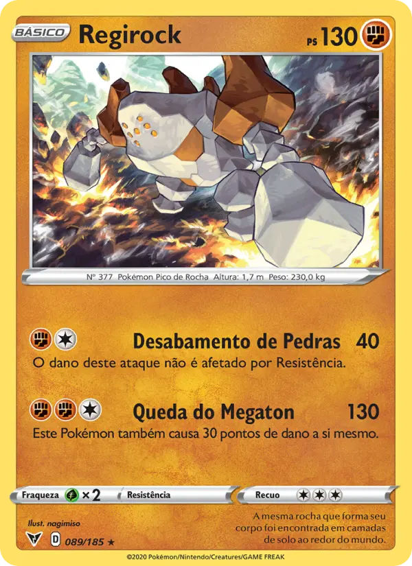 Regirock — Voltagem Vívida 89