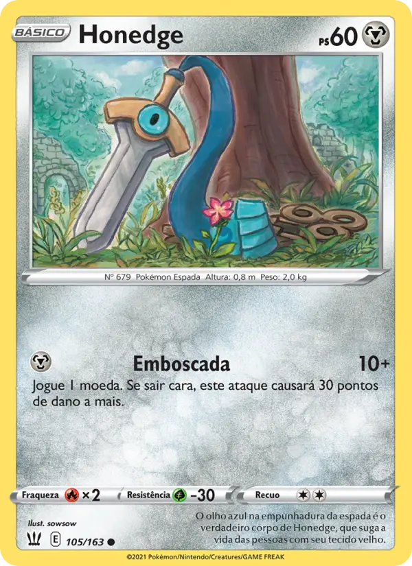 Honedge — Estilos de Batalha 105
