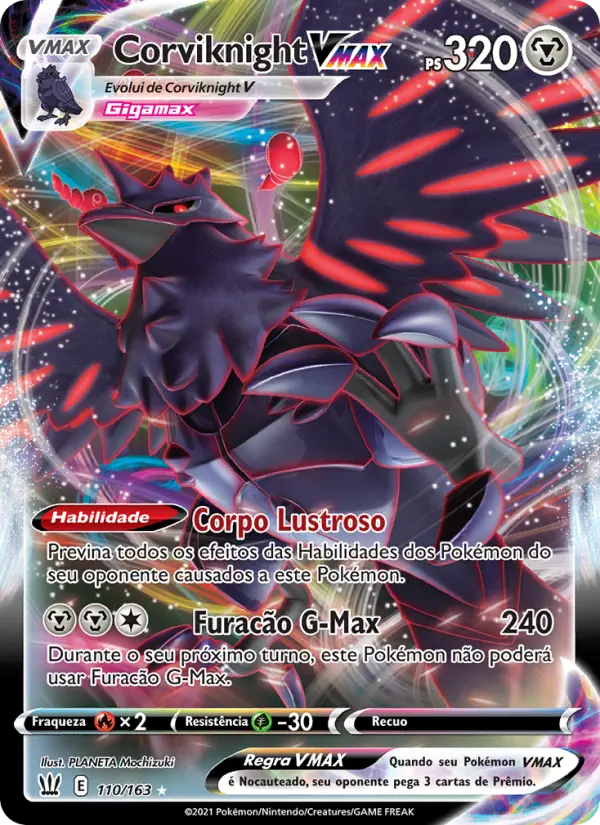 Corviknight VMAX — Estilos de Batalha 110