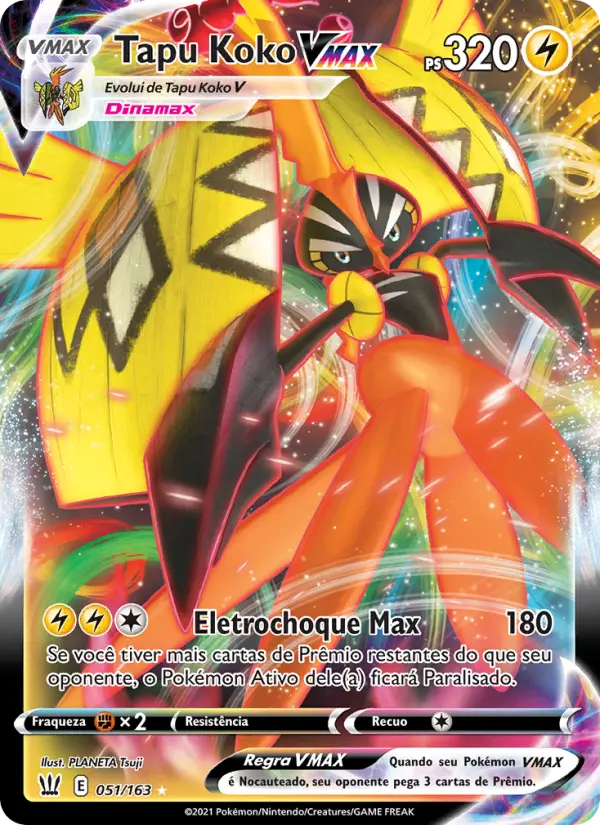 Tapu Koko VMAX — Estilos de Batalha 51