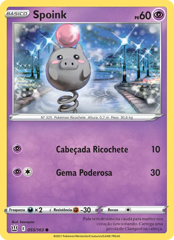 Spoink — Estilos de Batalha 55